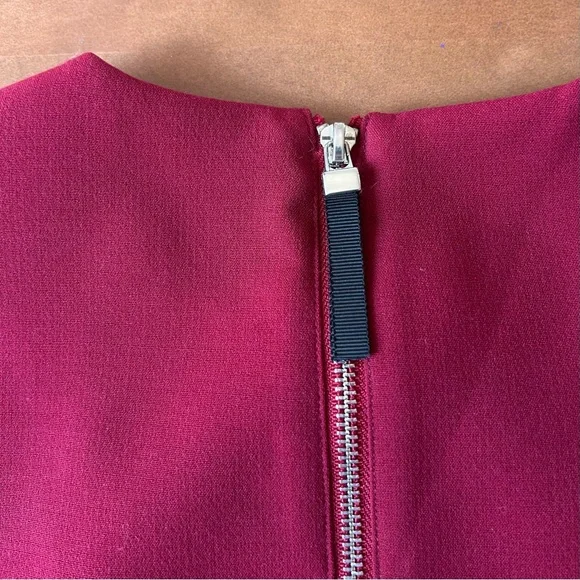 Sandra Angelozzi Thick Peplum Top Raspberry - Picture 11 of 11